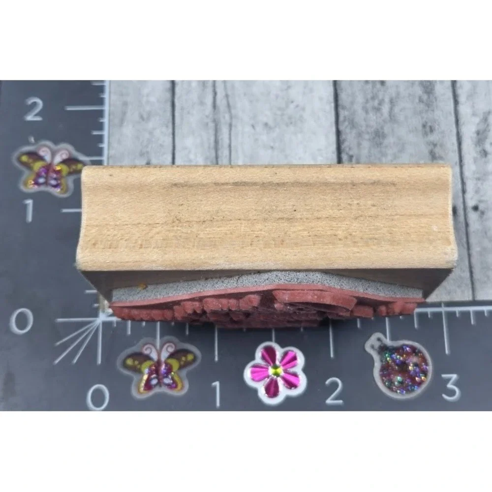 Great Impressions Believe In Magic Of Dreams Script Rubber Stamp Wood #G100